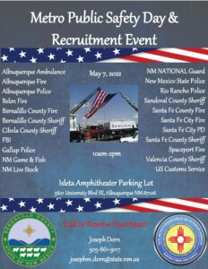 2022 Metro Public Safety Day & Recruitment Event @ Isleta Amphitheater Parking Lot | Albuquerque | New Mexico | United States