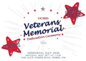 2022 Hobbs Memorial Day @ Hobbs Veterans Memorial | Hobbs | New Mexico | United States