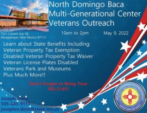 North Domingo Property Tax Exemption & Wavier Event @ North Domingo Baca Multi Generational Center | Albuquerque | New Mexico | United States