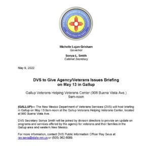 Gallup DVS Agency/Veterans Issues Briefing
