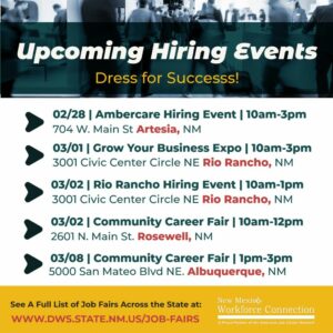 Upcoming Hiring Events @ Ambercare | Artesia | New Mexico | United States