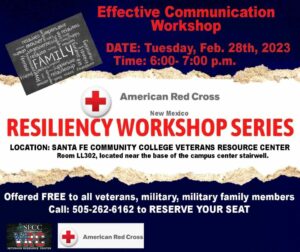 Red Cross Resiliency Workshop Series @ Santa Fe Community College Veterans Resource Center | Santa Fe | New Mexico | United States