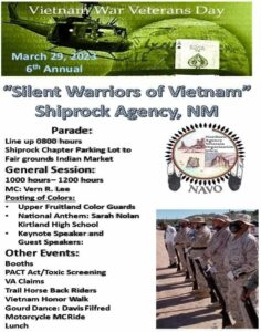 Vietnam War Veterans Day @ Shiprock Agency New Mexico | Shiprock | New Mexico | United States