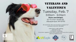 Veterans and Valentines @ Paws and Stripes | Albuquerque | New Mexico | United States