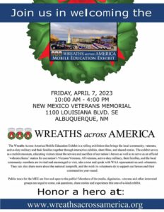 Wreaths Across America @ New Mexico Veterans Memorial | Albuquerque | New Mexico | United States