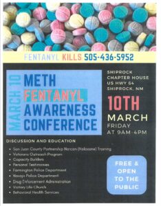 Shiprock Veterans Outreach @ Meth Fentanyl Awareness Conference @ Shiprock Chapter House | Shiprock | New Mexico | United States