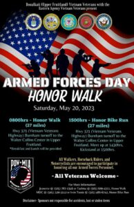 Armed Forces Day HONOR WALK @ Please see attached flyer