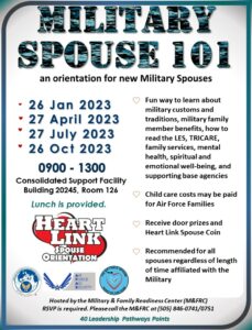 Military Spouse 101 @ Consolidated Support Facility, BLDG 20245, Room 126 | Albuquerque | New Mexico | United States