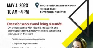 San Juan County Employment Fair @ McGee Park Convention Center