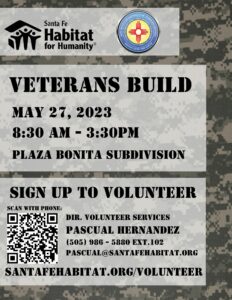 Santa Fe Veterans Build @ Plaza Bonita Subdivision