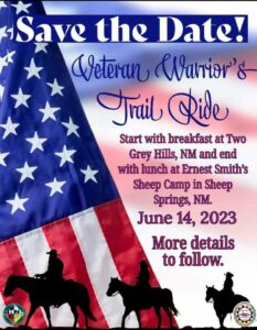 Veterans Warrior's Trail Ride @ Two Hills New Mexico