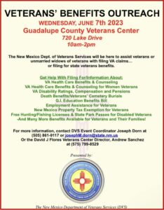 Guadalupe County Veterans Center Veterans Outreach @ Guadalupe County Veterans Center