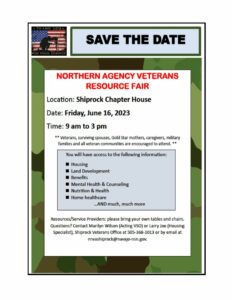 Northern Agency Veterans Resource Fair @ Shiprock Chapter House