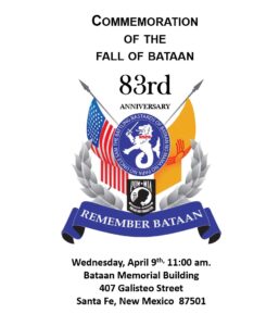 Commemoration of the Fall of Bataan @ Eternal Flame, Bataan Memorial Bldg. | Santa Fe | New Mexico | United States