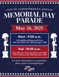 Albuquerque Memorial Day Parade and Ceremony @ Veterans Memorial Park | Albuquerque | New Mexico | United States