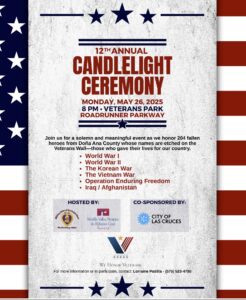 12th Annual Memorial Day Candlelight Ceremony, Las Cruces @ Veterans Memorial Park | Las Cruces | New Mexico | United States